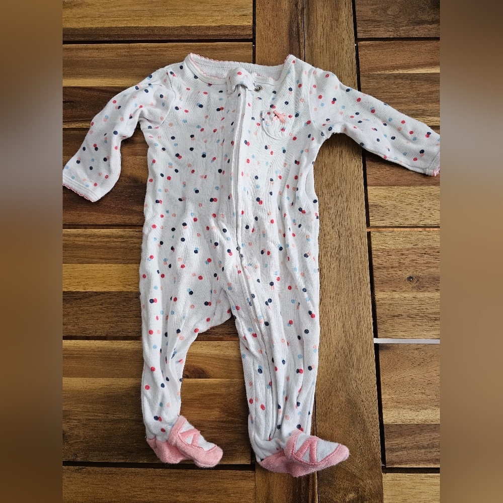 Carter's 3 month footie pj's sleeper